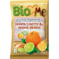 BIO bonboni ingver limeta in pomaranča BioLovesMe, 75 g -0
