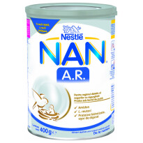 NAN A.R. za prehransko  uravnavanje povečanega polivanja (vračanje hrane, refluks) pri dojenčkih. Od rojstva dalje. 