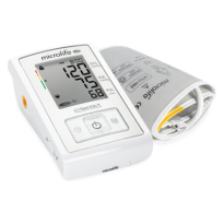 Avtomatski merilnik krvnega tlaka Microlife BP A3 PLUS z zelo natančnim BHS protokolom. Avtomatsko izvede tri meritve le z enim klikom. Patentirana tehnologija: natančno merjenje krvnega tlaka pri bolnikih s srčno aritmijo in atrijsko fibrilacijo.