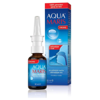 Aqua Maris Strong  je hipertonična morska voda iz Jadrana, ki na naraven način odmaši nos pri prehladih, alergijah in gripi.