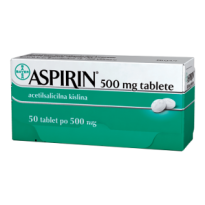 Zdravilo Aspirin se uporablja: • za lajšanje bolečin pri glavobolu, zobobolu, vnetem grlu, bolečinah v hrbtu, mišicah in sklepih, bolečinah med menstruacijo, blagih bolečinah zaradi vnetja sklepov ter • za lajšanje bolečin in zniževanje zvišane telesne temperature pri prehladu ali gripi