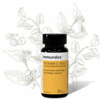 Immundoc Vitamin C-1000 je prehransko dopolnilo s 1000 mg vitamina C s podaljšanim sproščanjem in rastlinskimi izvlečki šipka in acerole. 