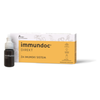 Immundoc DIREKT je prehransko dopolnilo z edinstveno kombinacijo mikrohranil, ki so pomembni za normalno delovanje imunskega sistema. Normalno delovanje imunskega sistema podpira edinstvena formula s 500 mg vitamina C, 165 μg selena, 10 mg cinka.
