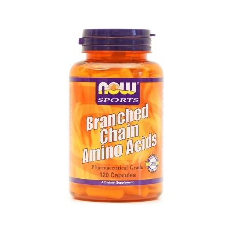 NOW SPORTS Branched chain amino acids (BCAA), 120 kapsul