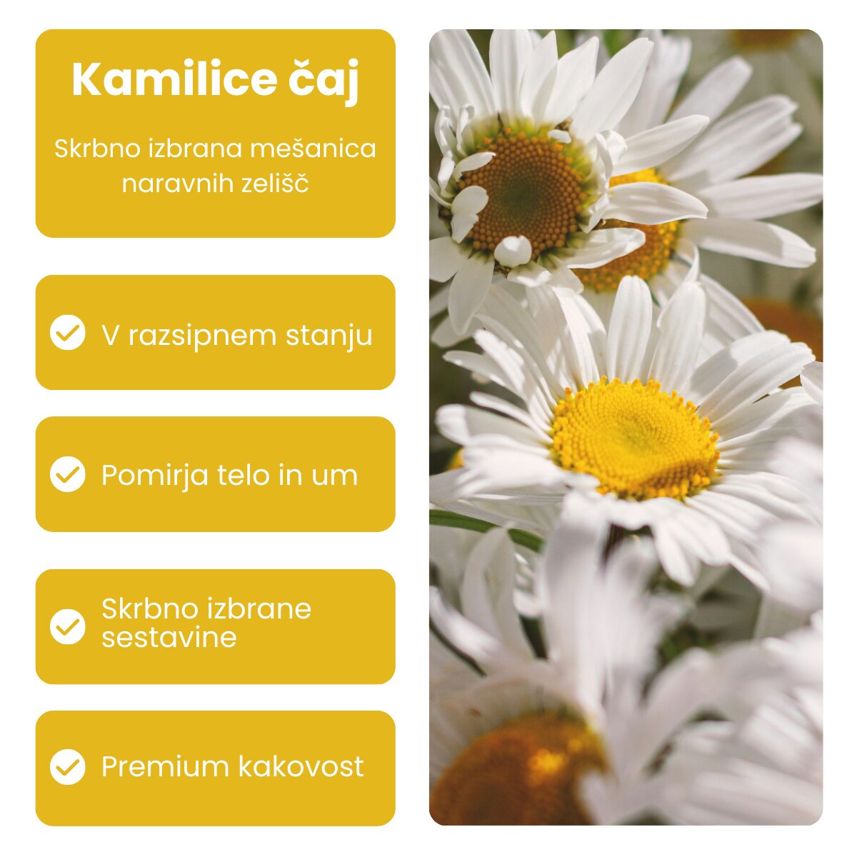 Galex kamilice zeliščni čaj, 40 g