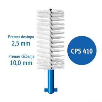 Curaprox CPS 410 Perio set medzobnih ščetk: 5 medzobnih ščetk + držalo