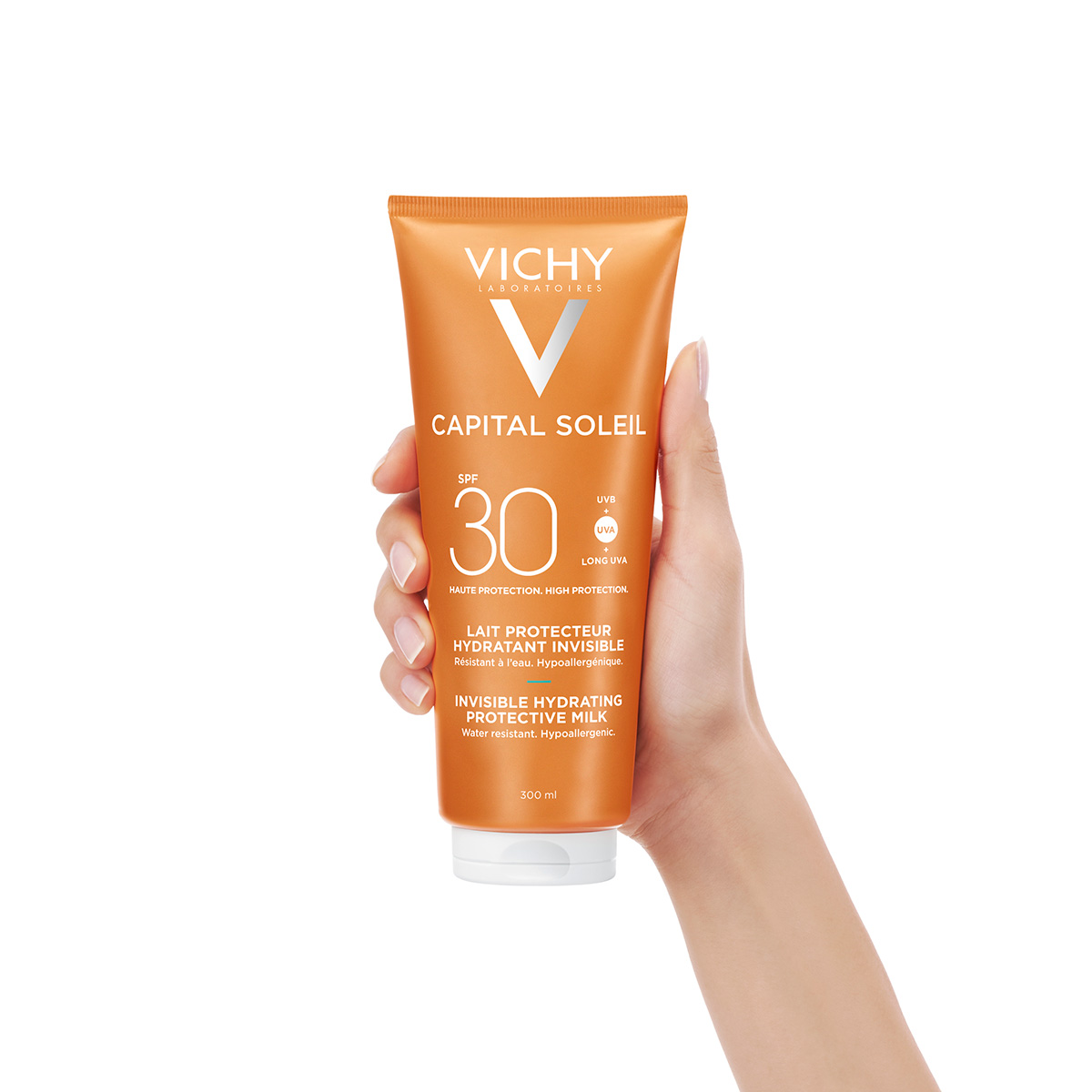Vichy Capital Soleil Mleko za telo za zaščito pred soncem za vso družino ZF 30, 300 ml