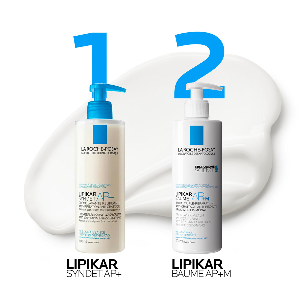 Lipikar Syndet AP+ kremni gel za umivanje telesa – La Roche-Posay, 400 ml