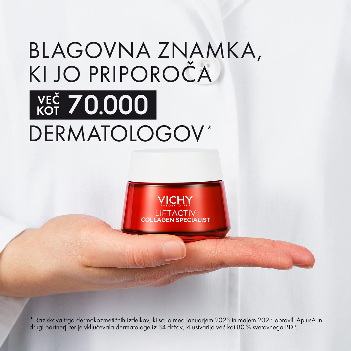 Vichy Liftactiv Collagen Specialist nočna krema, 50 ml