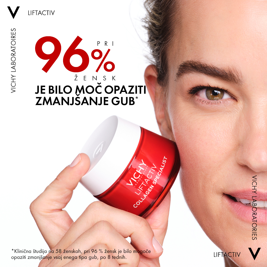 Vichy Liftactiv Collagen Specialist nočna krema, 50 ml