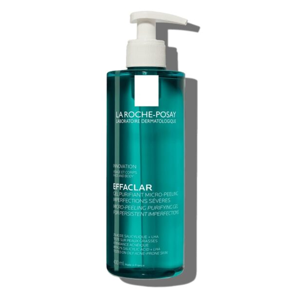Effaclar Micro-Peeling čistilni gel za mastno in aknasto kožo – La Roche-Posay, 400 ml