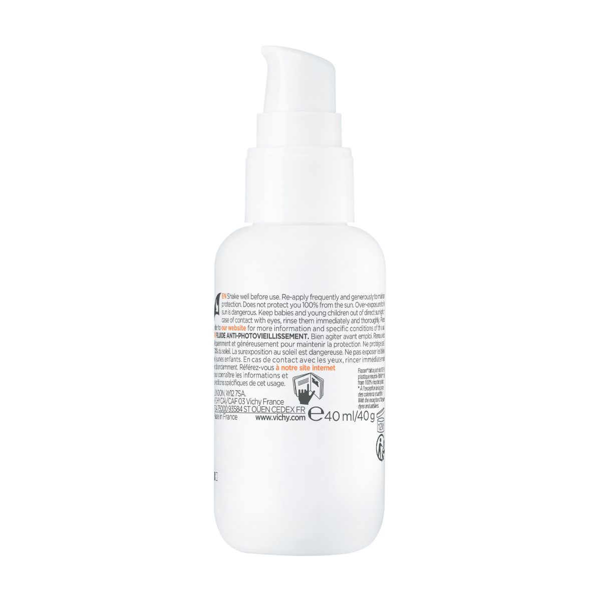 Vichy Capital Soleil UV-Age dnevni fluid proti znakom fotostaranja ZF 50+, 40 ml