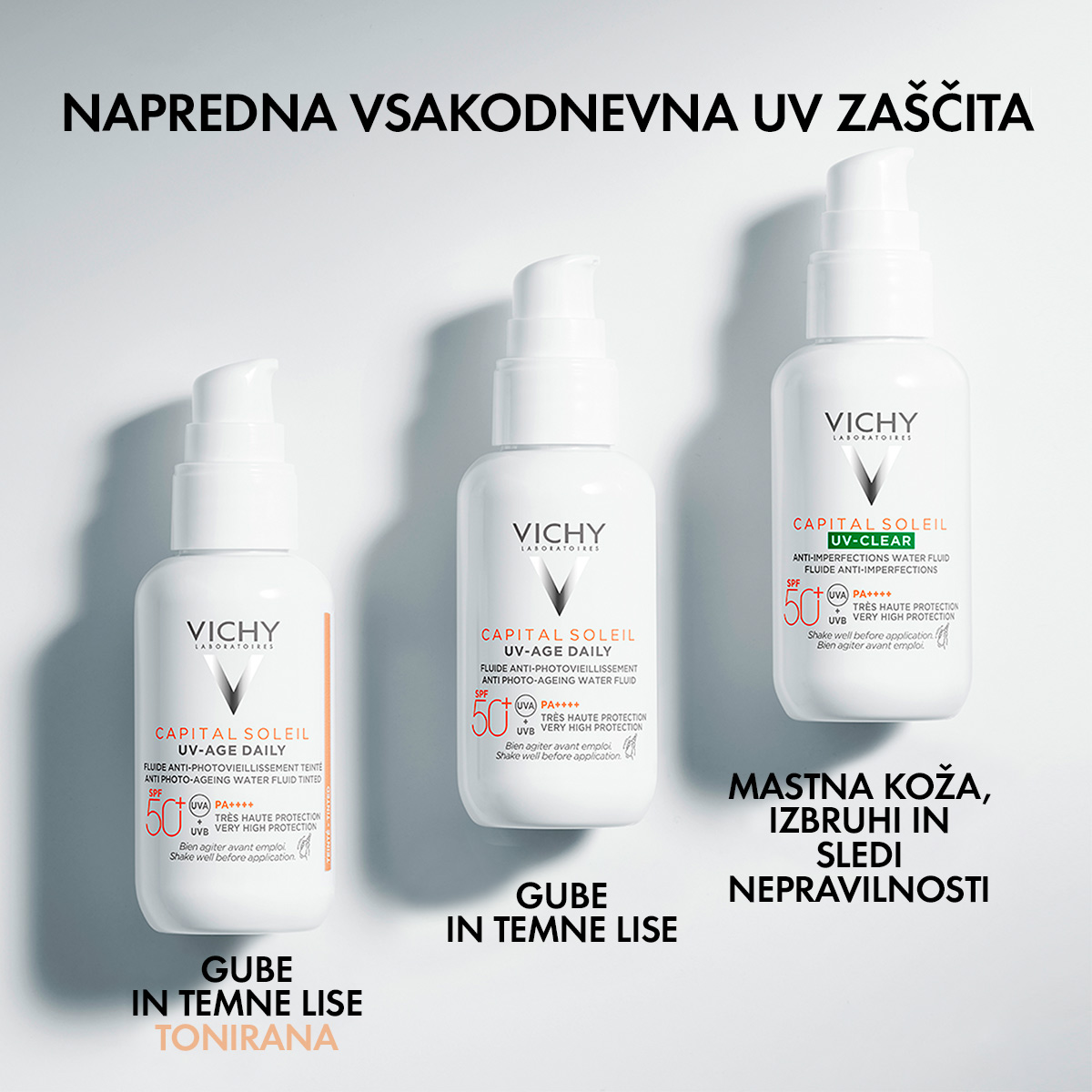 Vichy Capital Soleil UV-Age dnevni fluid proti znakom fotostaranja ZF 50+, 40 ml