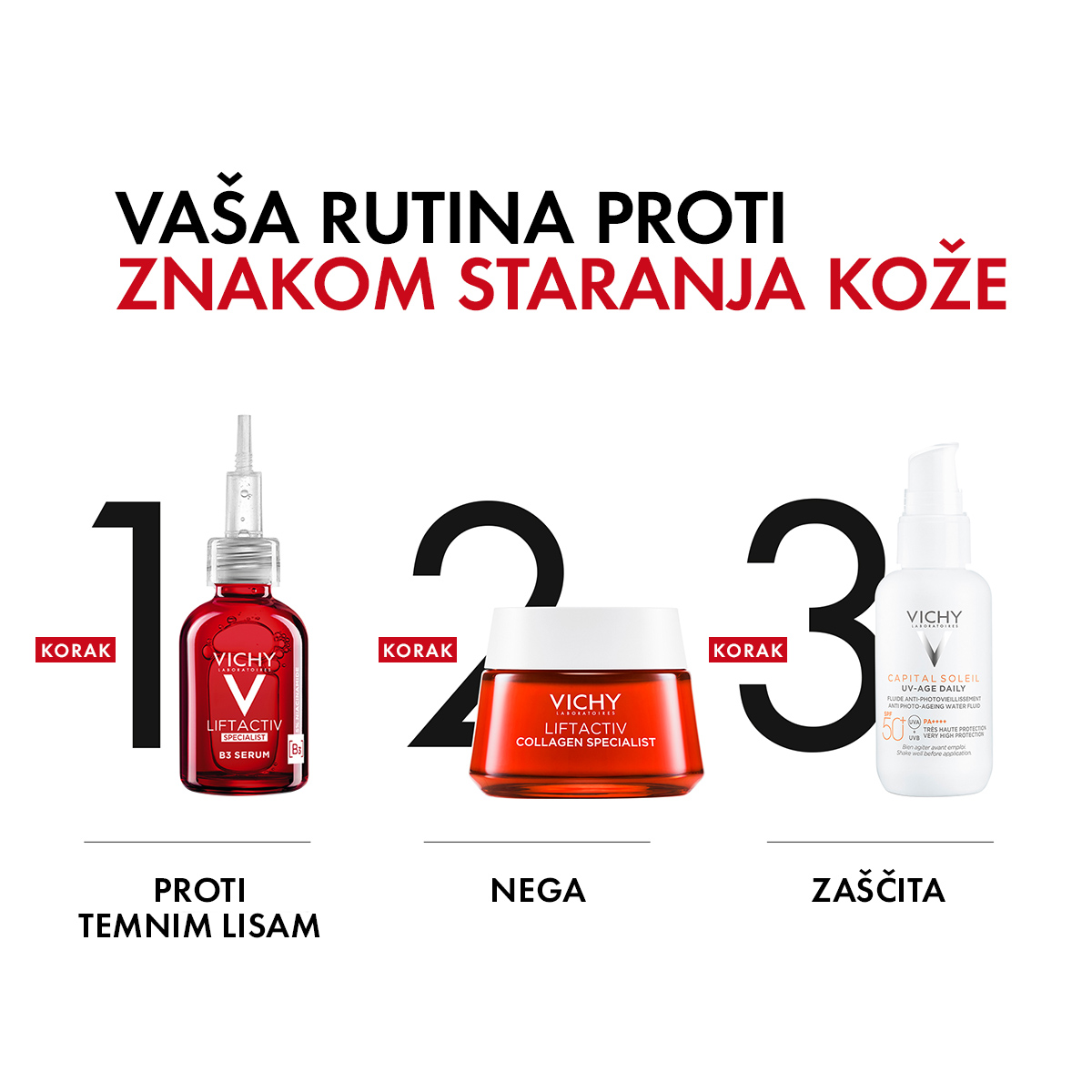 Vichy Capital Soleil UV-Age dnevni fluid proti znakom fotostaranja ZF 50+, 40 ml
