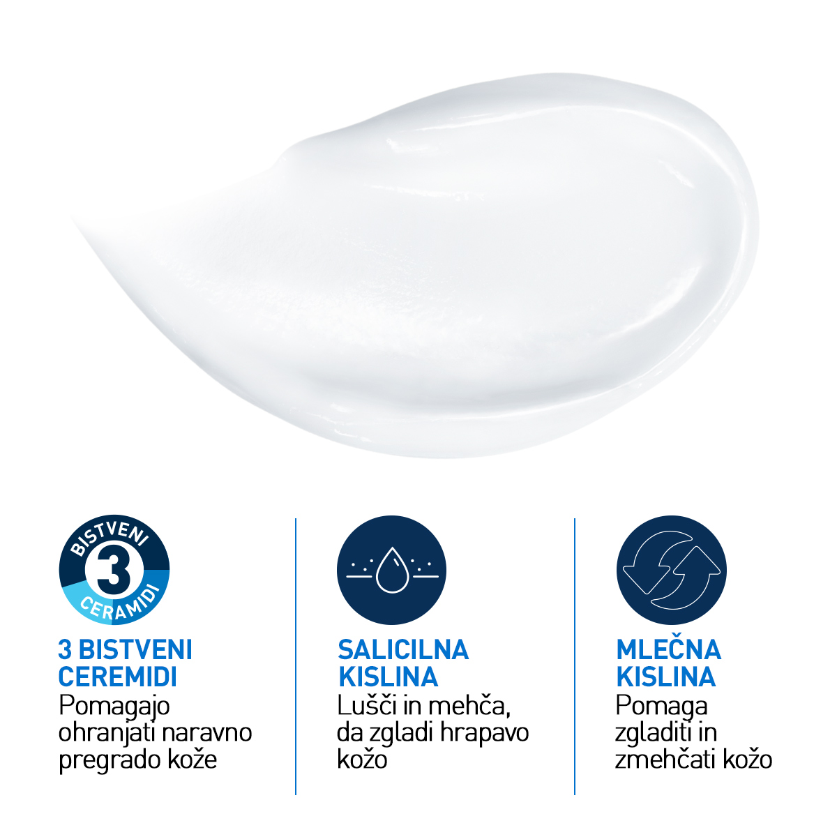 CeraVe SA krema za glajenje suhe in grobe kože, 340 g