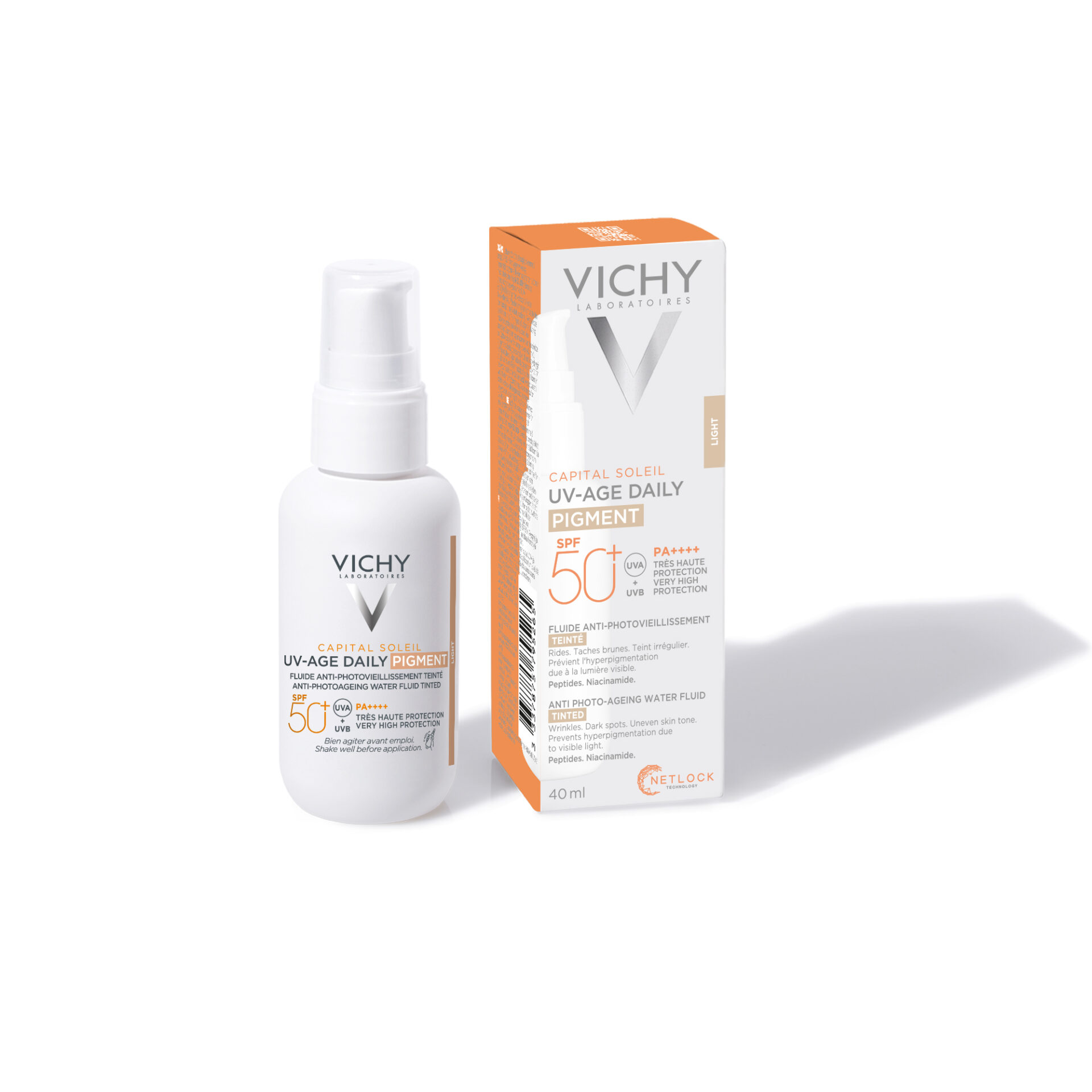 Vichy Capital Soleil UV-Age dnevni tonirani fluid za obraz ZF 50+, 40 ml