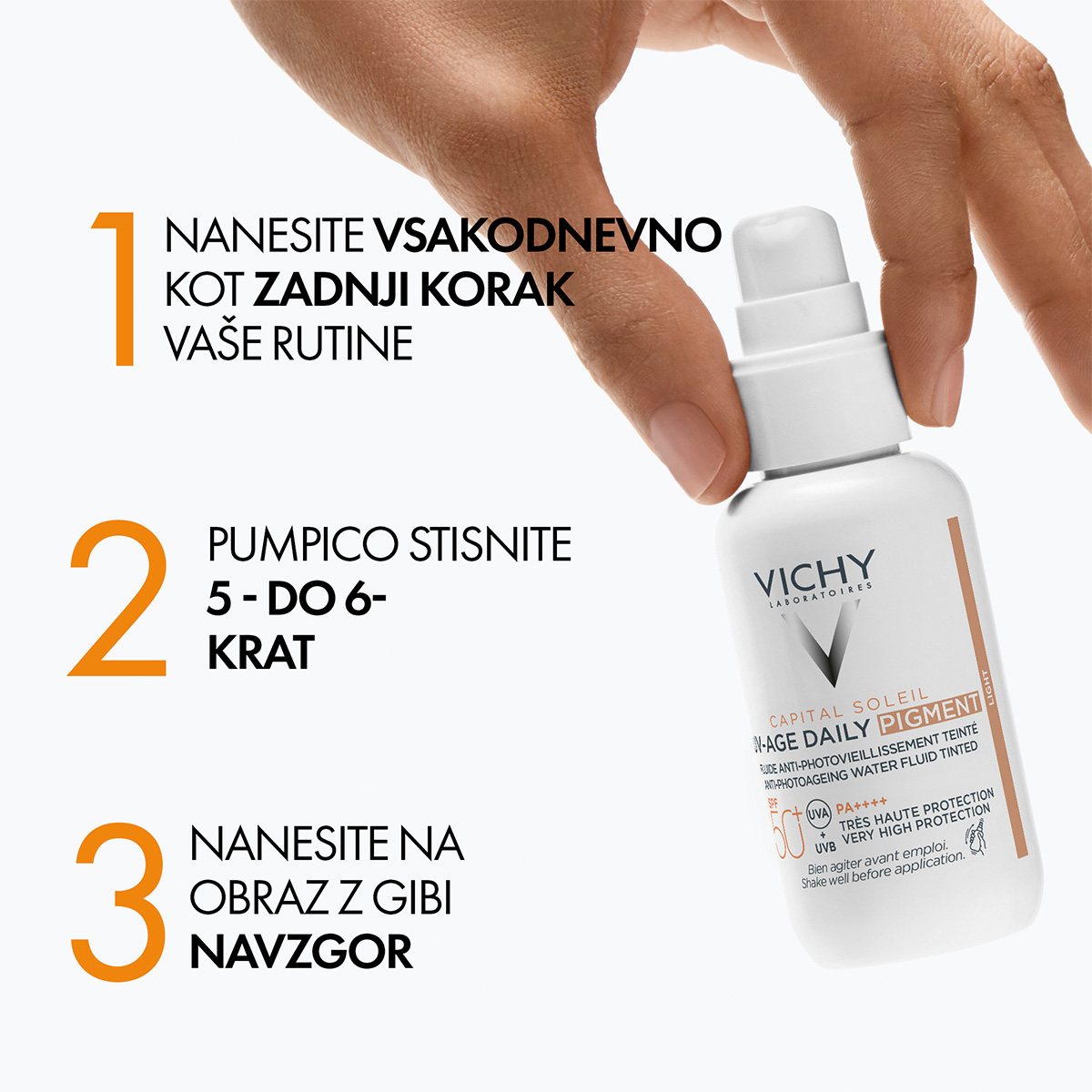 Vichy Capital Soleil UV-Age dnevni tonirani fluid za obraz ZF 50+, 40 ml