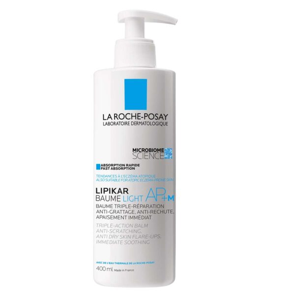 Lipikar Baume AP+M Light lahki balzam za zelo suho kožo – La Roche-Posay, 400 ml