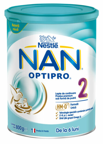 NAN Optipro 2 nadaljevalno mleko za dojenčke od 6. mesecev dalje, 800 g