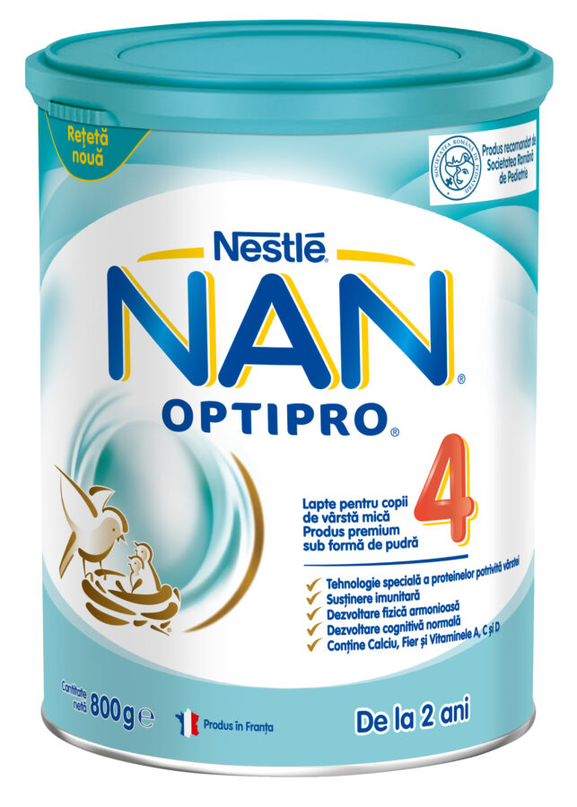 NAN Optipro 4 nadaljevalno mleko za dojenčke od 2. let dalje, 800 g