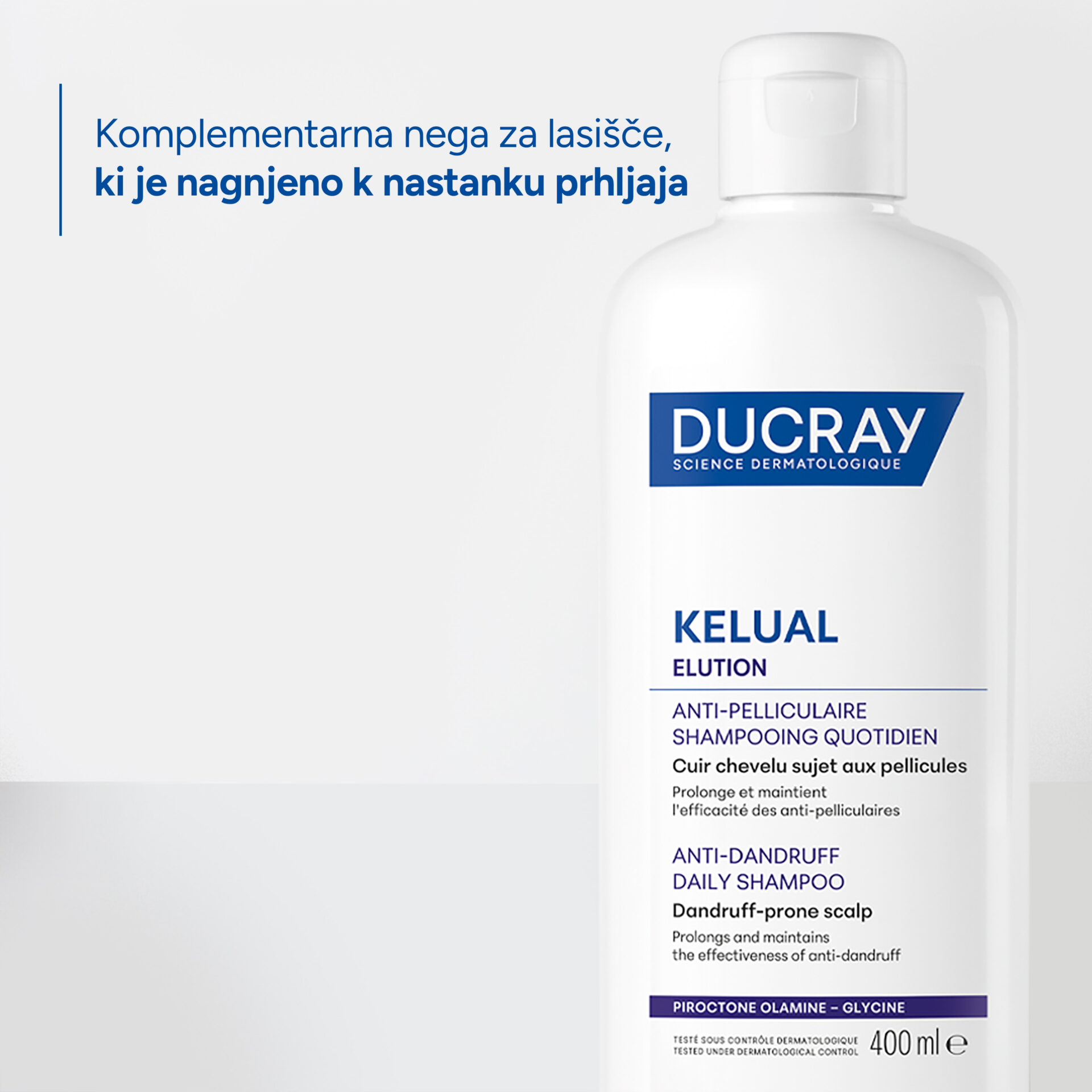Ducray Kelual Elution šampon proti prhljaju, 200 ml