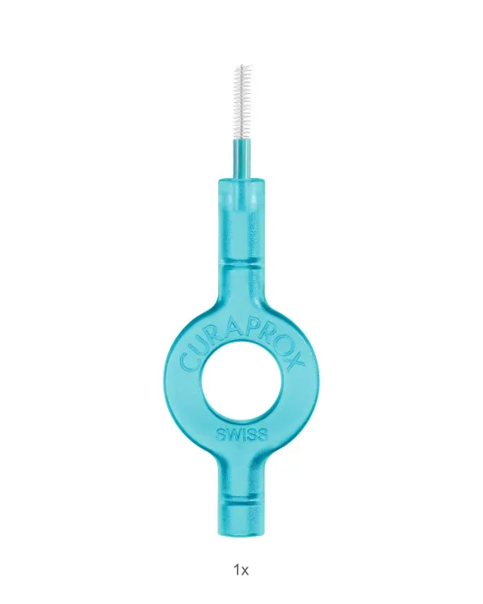 Curaprox CPS 06 Prime Start set medzobnih ščetk: 5 medzobnih ščetk + 2 držali