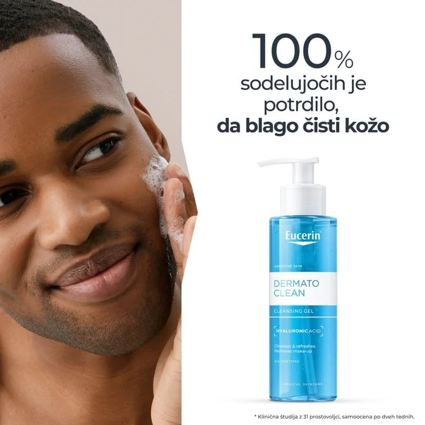 Eucerin DermatoCLEAN [HYALURON] čistilni gel, 200 ml