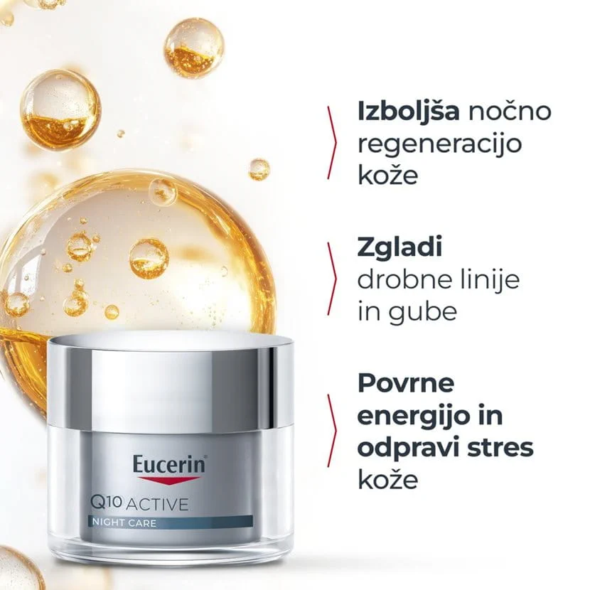 Eucerin Q10 ACTIVE nočna krema, 50 ml