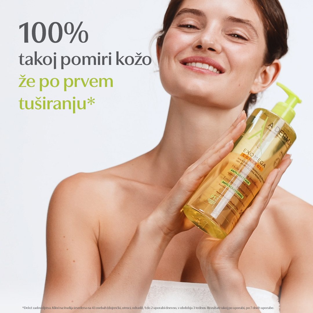 A-Derma Exomega Control emolientno čistilno olje za prhanje, 500 ml