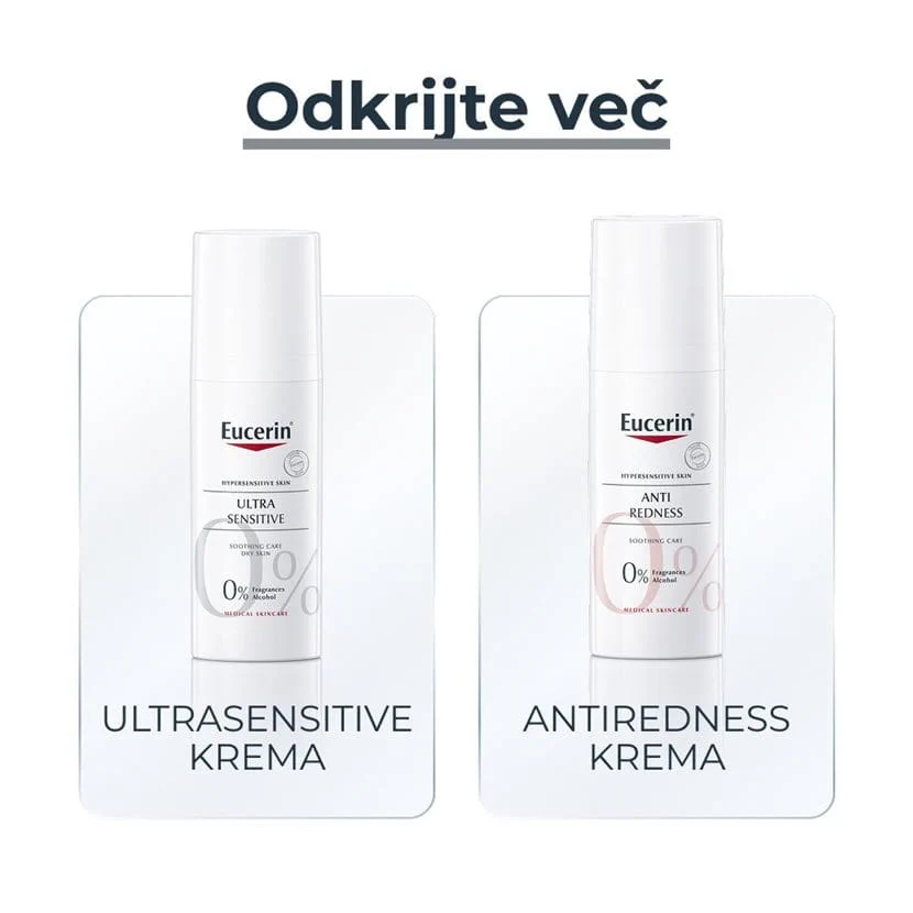 Eucerin UltraSENSITIVE fluid za normalno do mešano kožo, 50 ml