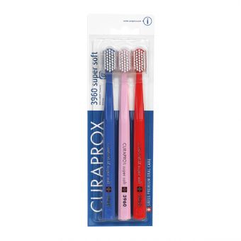 Curaprox CS 3960 super soft zobna ščetka, 3 ščetke