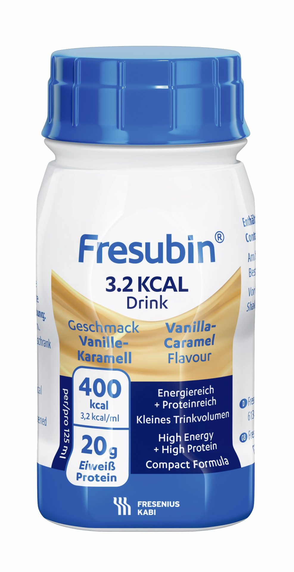 Fresubin 3,2 kcal DRINK – okus vanilja karamela, 4 x 125 ml