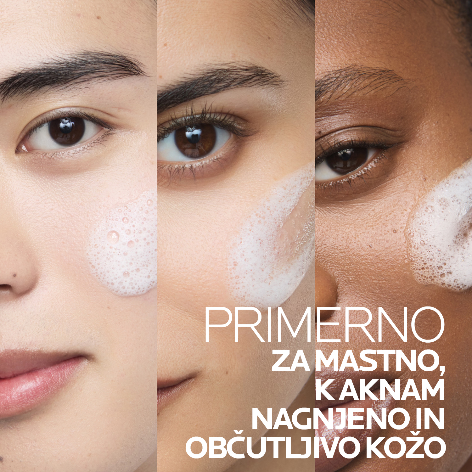 Effaclar (+) M peneči čistilni gel za mastno in aknasto kožo – La Roche-Posay, 400 ml refill