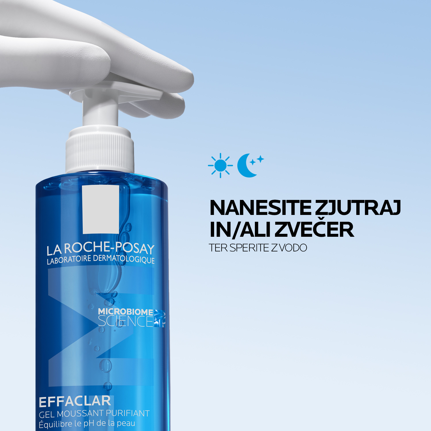 Effaclar (+) M peneči čistilni gel za mastno in aknasto kožo – La Roche-Posay, 400 ml refill