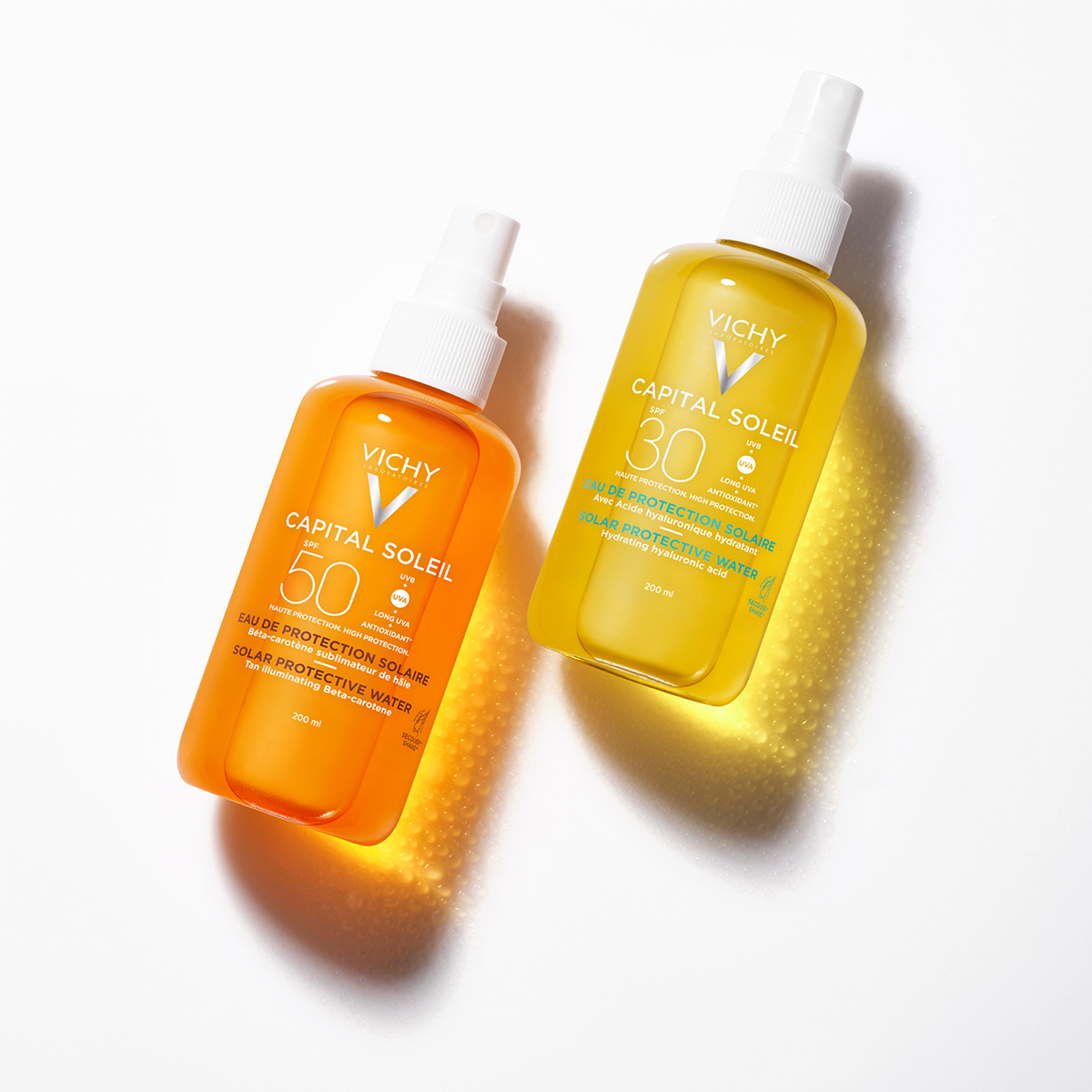 Vichy Capital Soleil Hidratantna vodica za zaščito pred soncem ZF 30, 200 ml