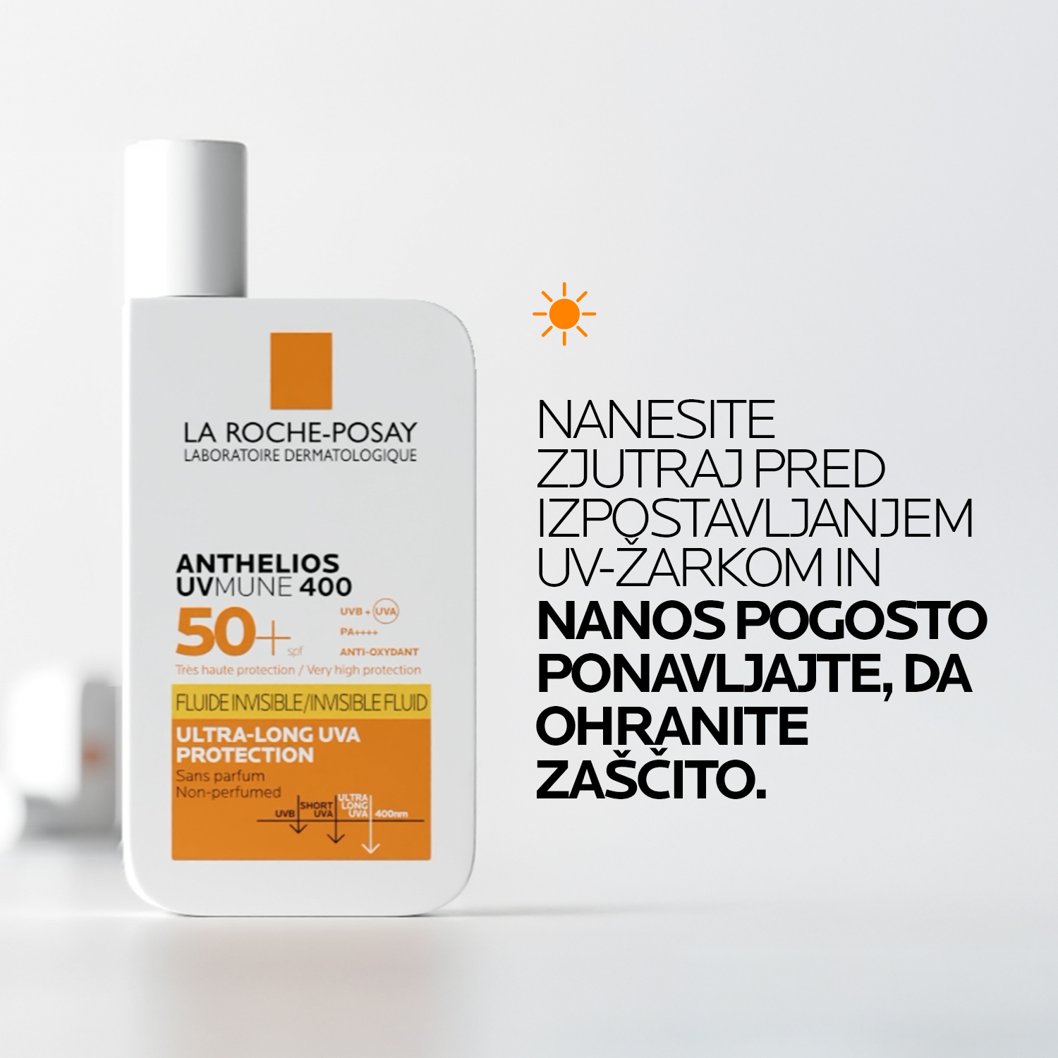 Anthelios UVMune 400 fluid ZF 50+ – La Roche-Posay, 50 ml