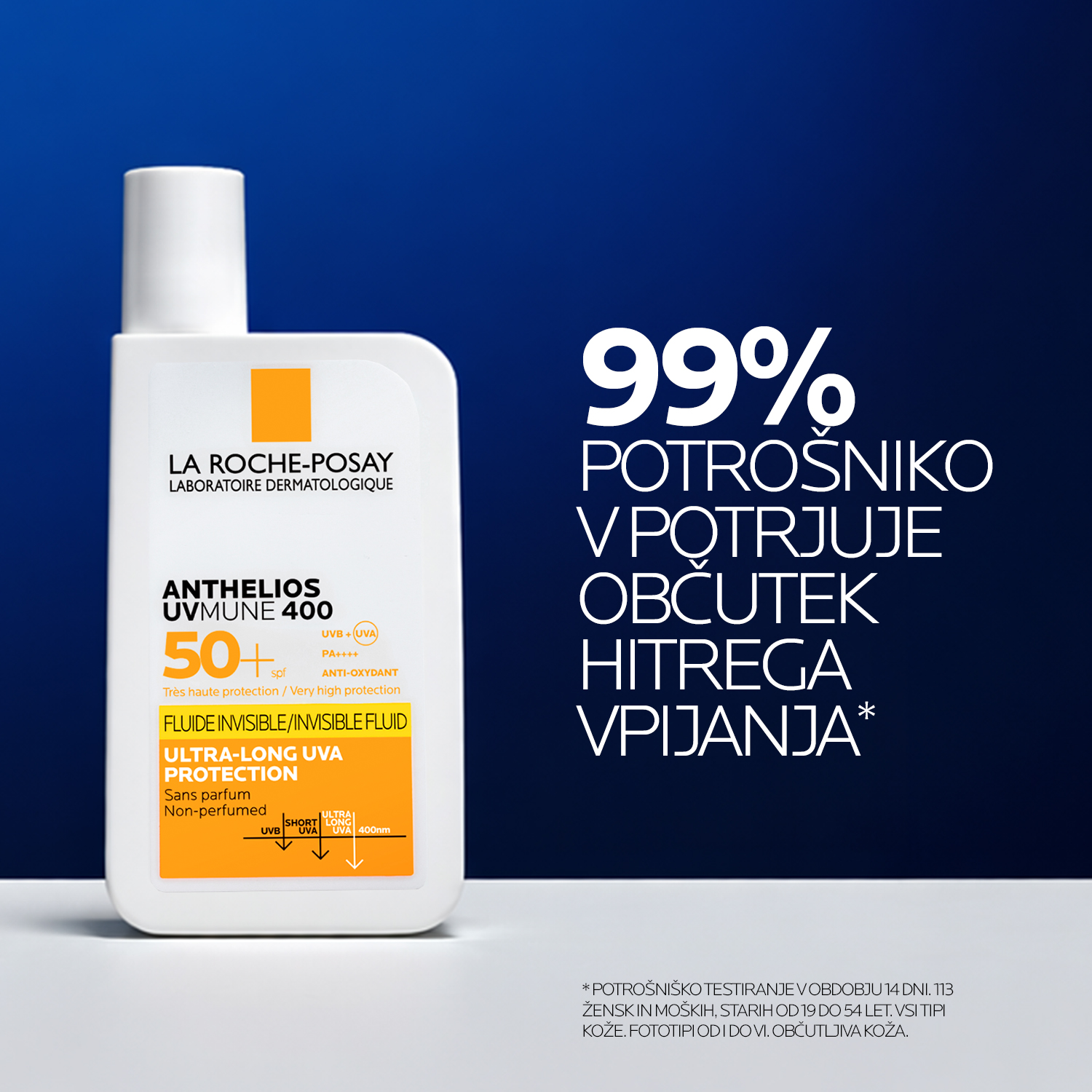 Anthelios UVMune 400 fluid ZF 50+ – La Roche-Posay, 50 ml