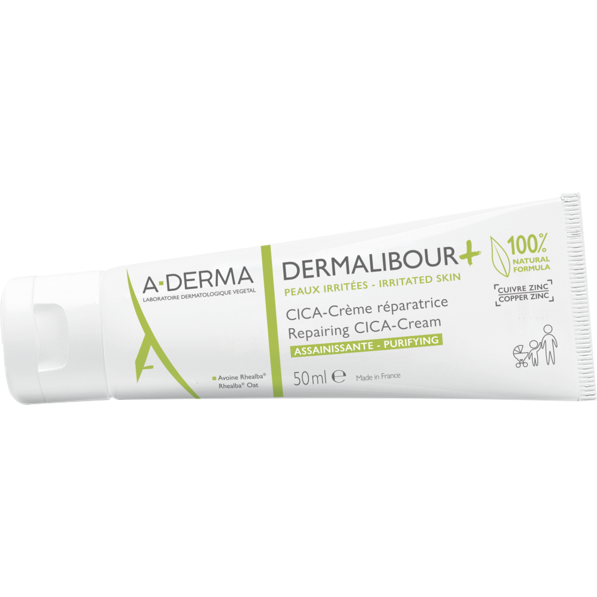 A-Derma Dermalibour+ obnavljajoča CICA-krema, 50 ml