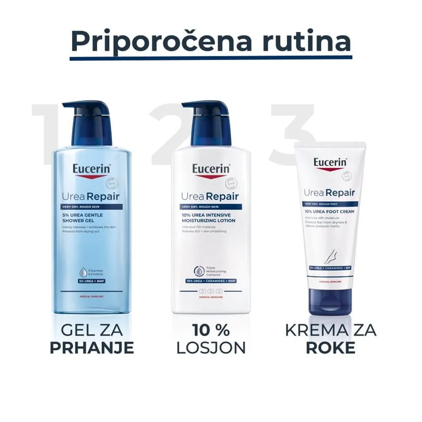 Eucerin UreaRepair krema za noge 10 % urea, 100 ml