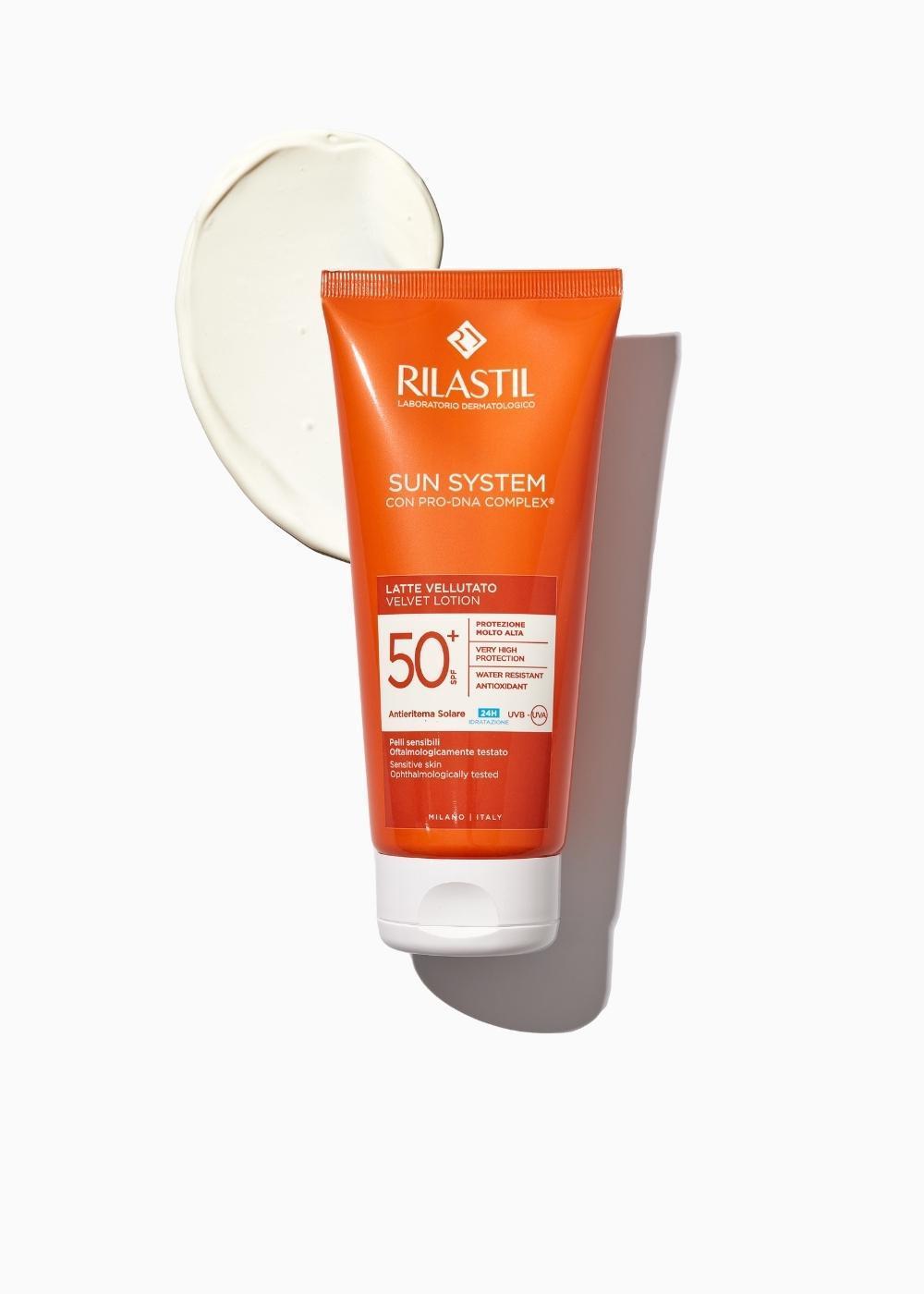 Rilastil SS Velvet losjon za telo ZF50+, 200 ml