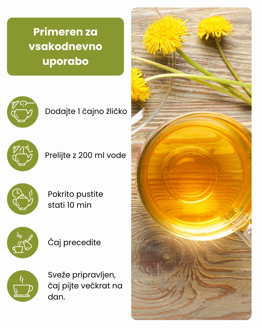 Galex Detox zeliščni čaj s pegastim badljem in regratom, 80 g
