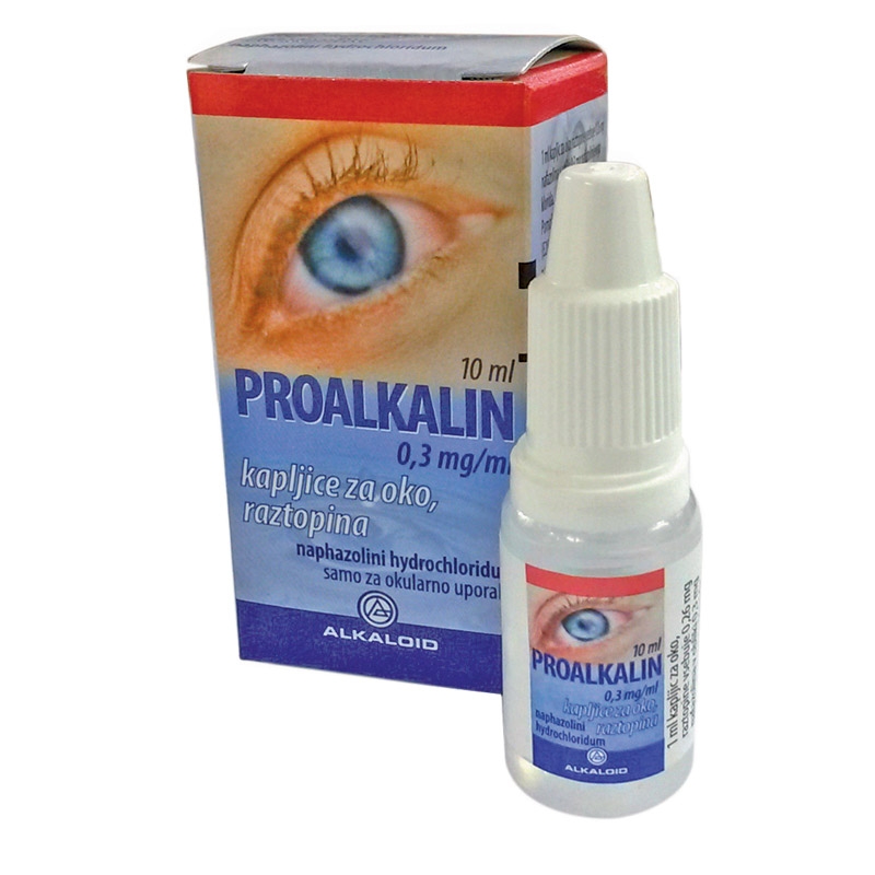 Proalkalin 0,3 mg/ml kapljice za oko, raztopina, 10 ml