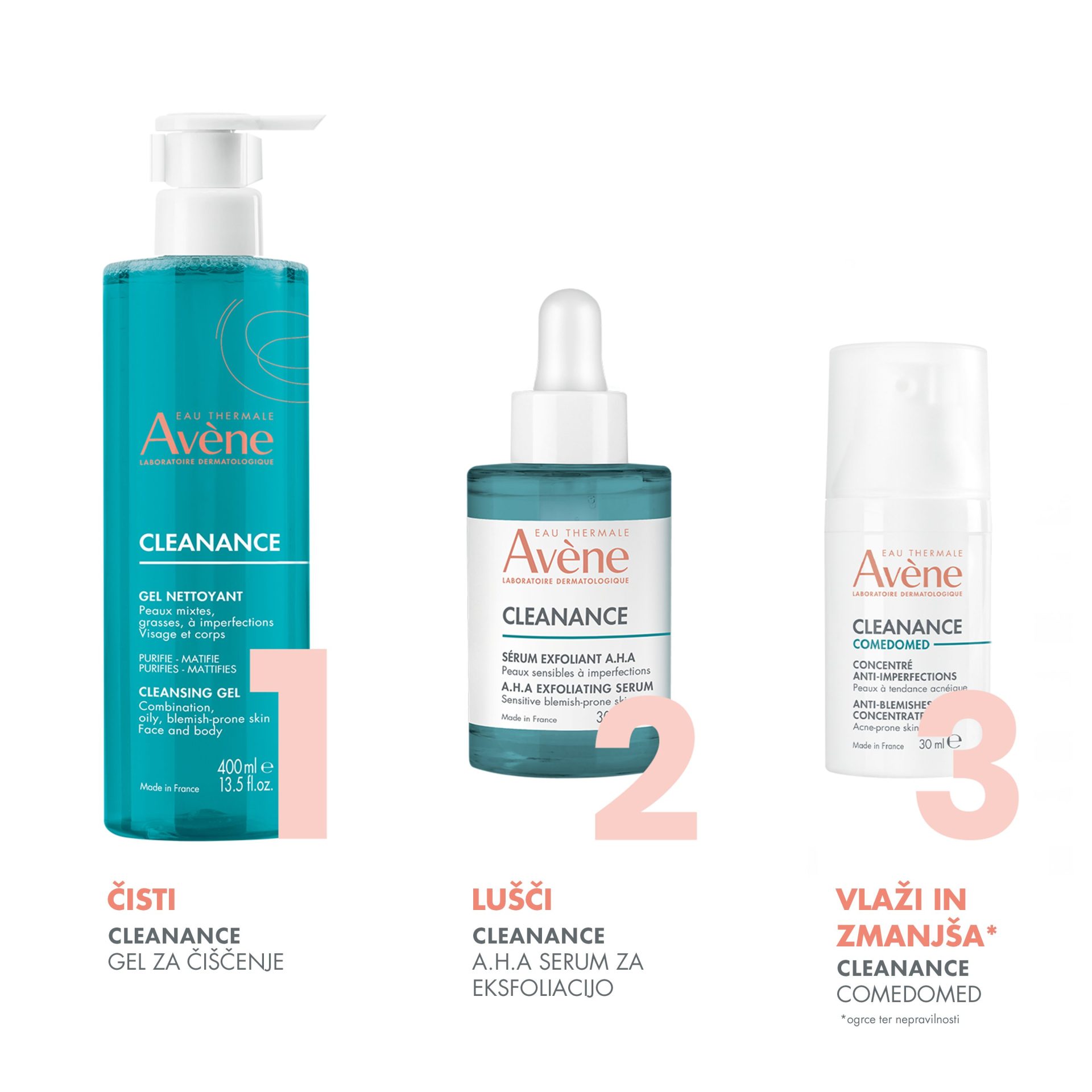 Avène Cleanance gel za čiščenje, 400 ml