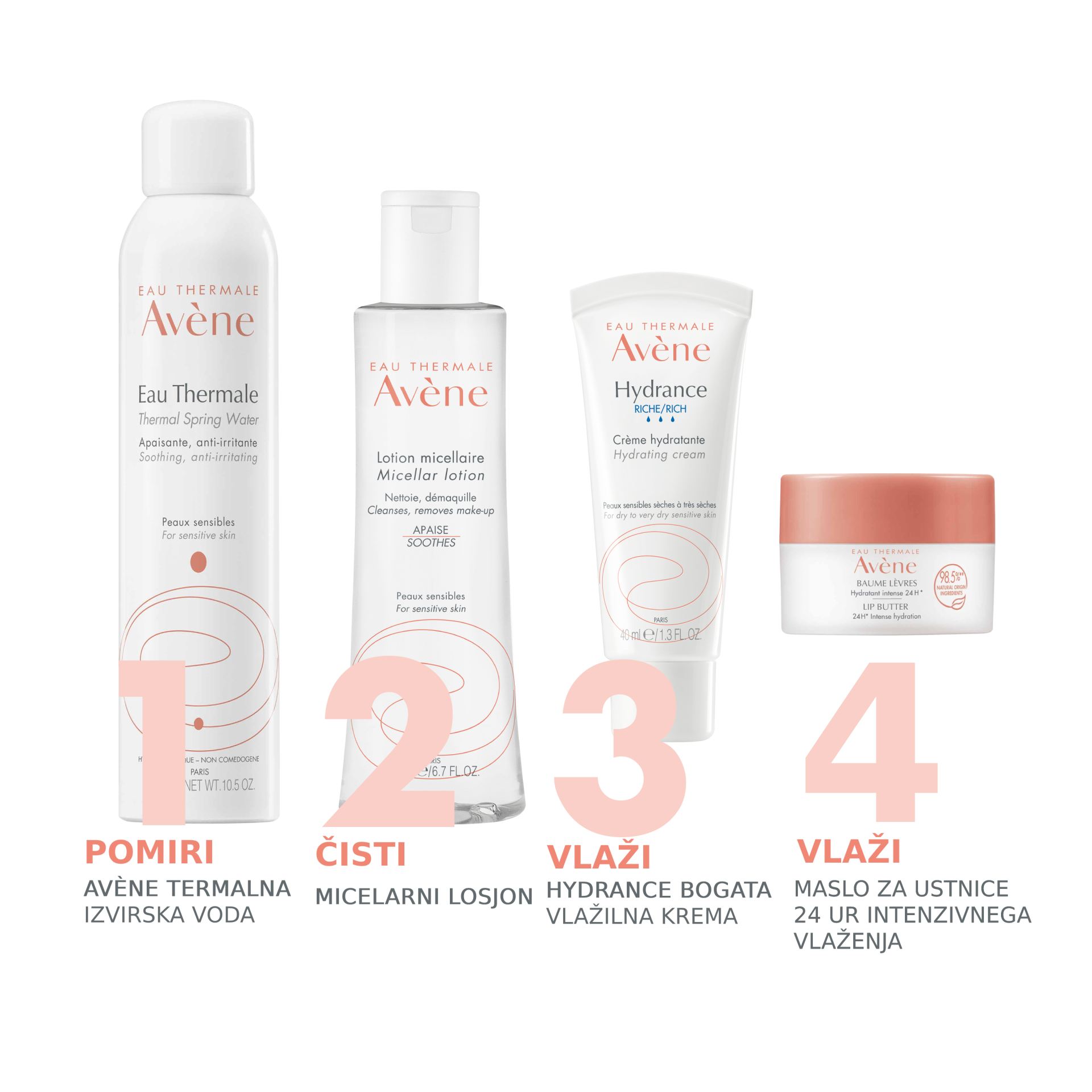 Avène maslo za ustnice, 10 ml