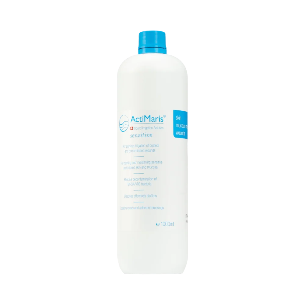 ActiMaris sensitiv raztopina za izpiranje ran, 1000 ml