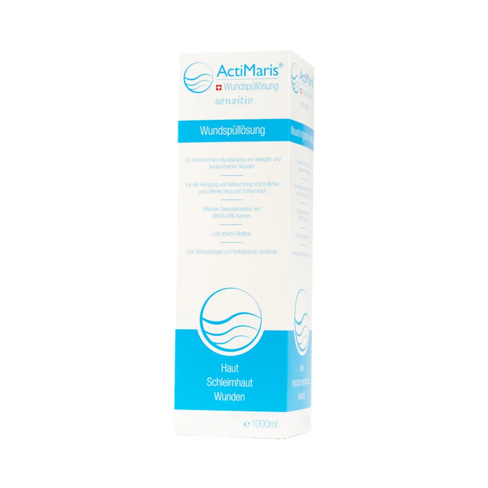ActiMaris sensitiv raztopina za izpiranje ran, 1000 ml