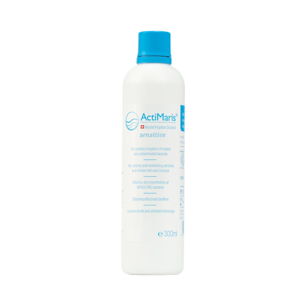 ActiMaris sensitiv raztopina za izpiranje ran, 300 ml