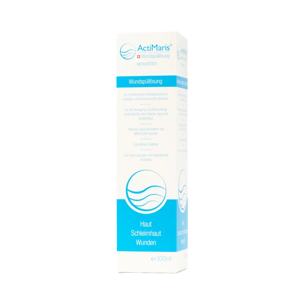 ActiMaris sensitiv raztopina za izpiranje ran, 300 ml