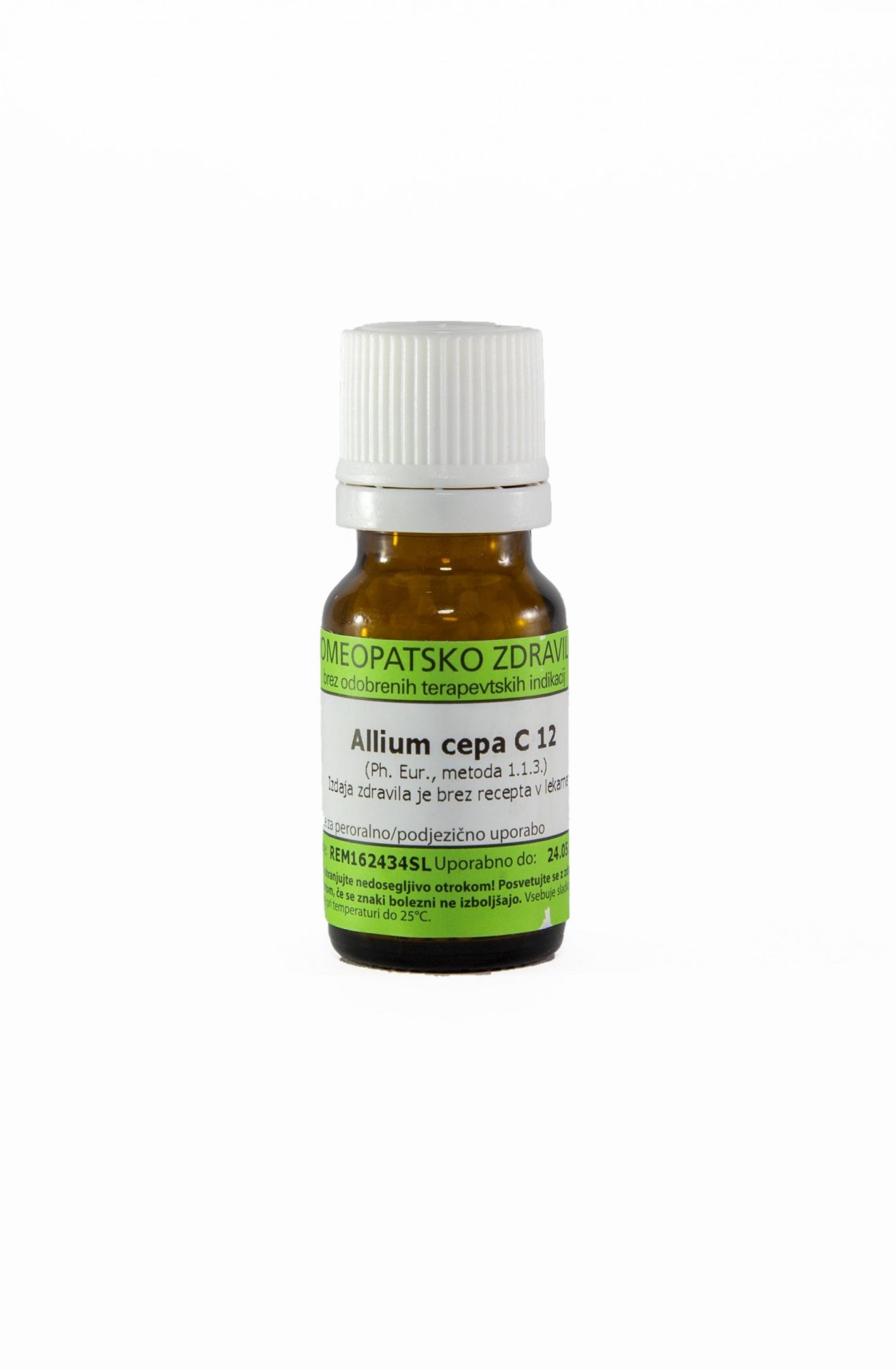 Allium cepa C12 homeopatske kroglice, 1 g