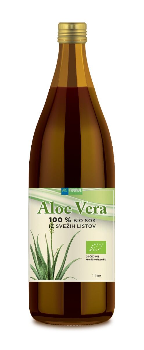 Aloe vera 100% bio sok, 1000 ml